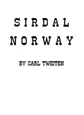 Sirdal Norway History