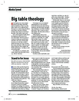 "The Lutheran" insert - July, 2012