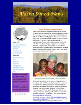 Alaska Synod News - November 19, 2013
