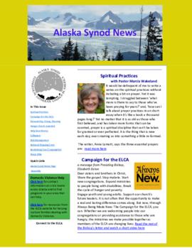 Alaska Synod News - February 19, 2014