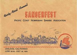 1950 Sangerfest Program