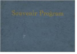 1922 Sangerfest Program