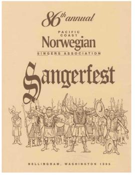 1995 Sangerfest Program