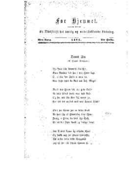 For Hjemmet - May 15, 1871