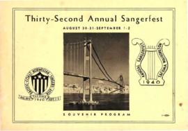 1940 Sangerfest Program
