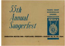 1964 Sangerfest Program
