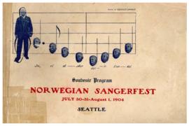 1904 Sangerfest Program