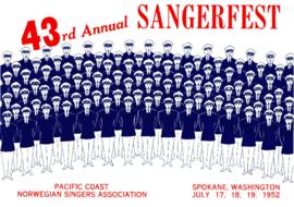 1952 Sangerfest Program