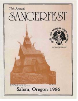 1986 Sangerfest Program