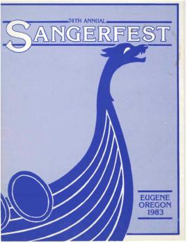 1983 Sangerfest Program