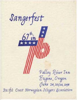 1976 Sangerfest Program