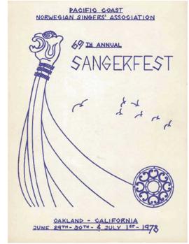 1978 Sangerfest Program