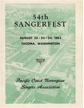 1963 Sangerfest Program