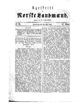Ugeskrift for Norske Landmaend - May 12, 1860