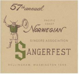 1966 Sangerfest Program