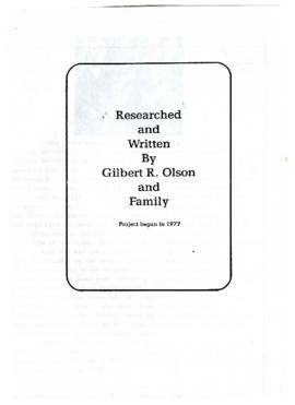 Jonas Olson family papers