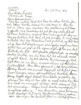 Correspondence - May 17, 1937