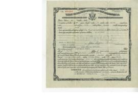 Certificate of Naturalization, March 10, 1919