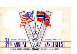 1942 Sangerfest Program