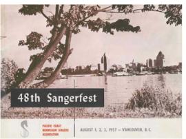 1957 Sangerfest Program