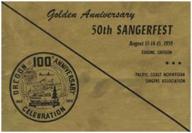 1959 Sangerfest Program