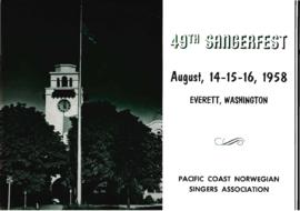 1958 Sangerfest Program
