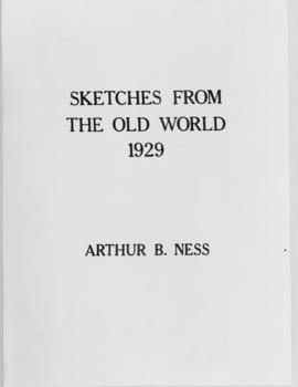Sketches from the old World, 1929