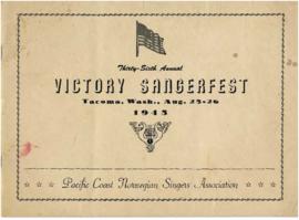 1945 Sangerfest Program