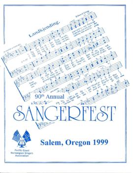 1999 Sangerfest Program