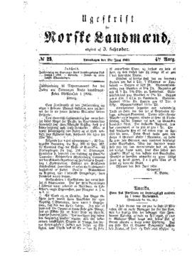 Ugeskrift for Norske Landmaend - June 9, 1860