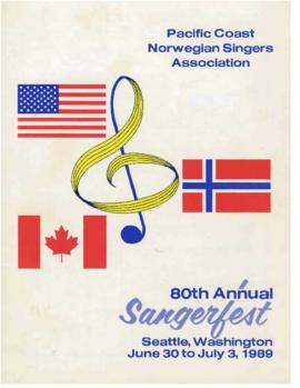 1989 Sangerfest Program