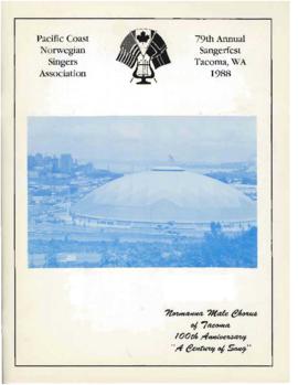 1988 Sangerfest Program