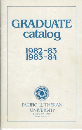 1982-1983;1983-1984 Graduate Catalog