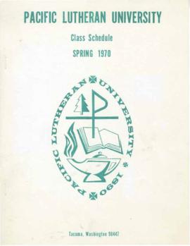 1970 Spring Class Schedule