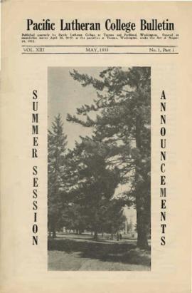 1933 Summer Catalog