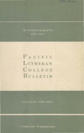 1951-1952 Catalog
