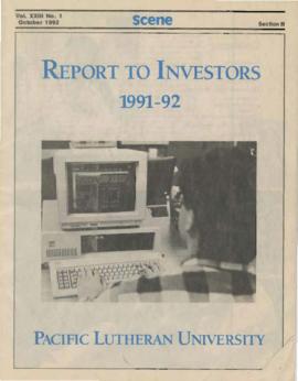 October 1992 Report to Investors
