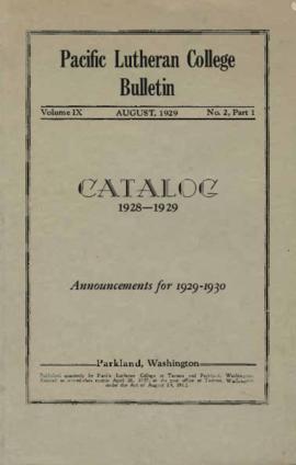 1928-1929 part 1 Catalog