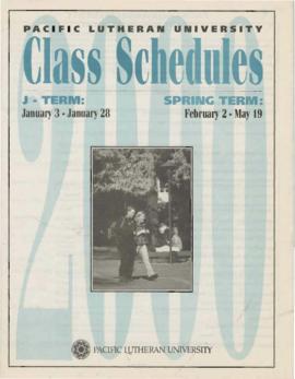 2000 JTerm, Spring Term Class Schedule