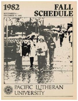 1982 Fall Class Schedule