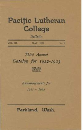 1922-1923 Catalog