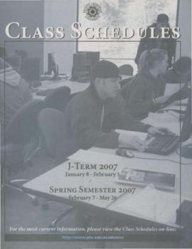 2007 J-Term & Spring Class Schedules
