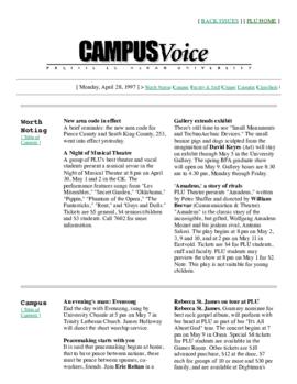 Campus Voice, April 28, 1997
