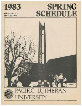 1983 Spring Class Schedule