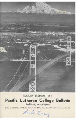 1951 Summer Catalog