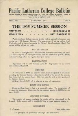 1935 Summer Catalog