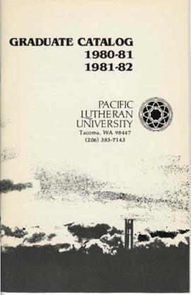 1980-1981; 1981-1982 Graduate Catalog