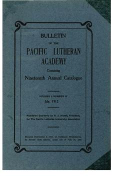 1911-1912 Catalog