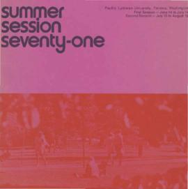 1971 Summer Catalog