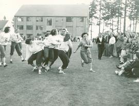 Powderpuff football game, 1947